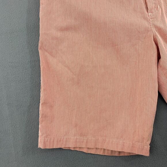 Banana Republic Shorts Mens Size 38 Pin Stripe Flat Front Cotton 11" Inseam - Picture 4 of 16